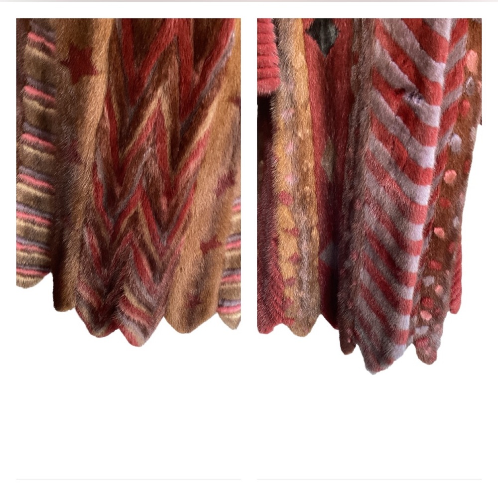 Multi Color Multi Patterned Mink Coat (Fc) - image 7